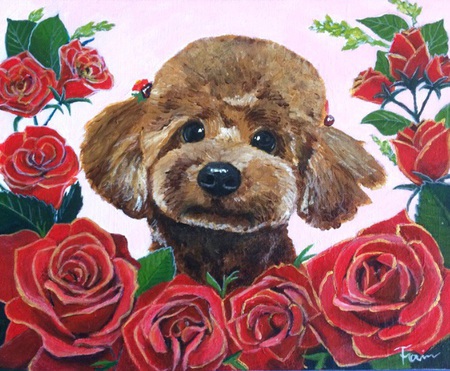 アクリル画｜アトリエペロロ【公式】 犬の似顔絵・肖像画オーダーメイド